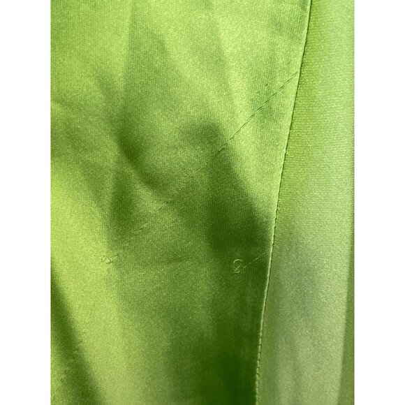 Revolve Khanums Maxi Dress Halter Rhinestone Slit Pear Green NWT Sz Large - Picture 14 of 15